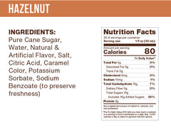 Hazelnut Flavoring Syrup (case of 6 750mL bottles)