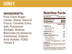 Honey Flavoring Syrup (case of 6 750mL bottles)