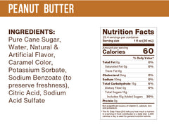 Peanut Butter Flavoring Syrup (case of 6 750mL bottles)