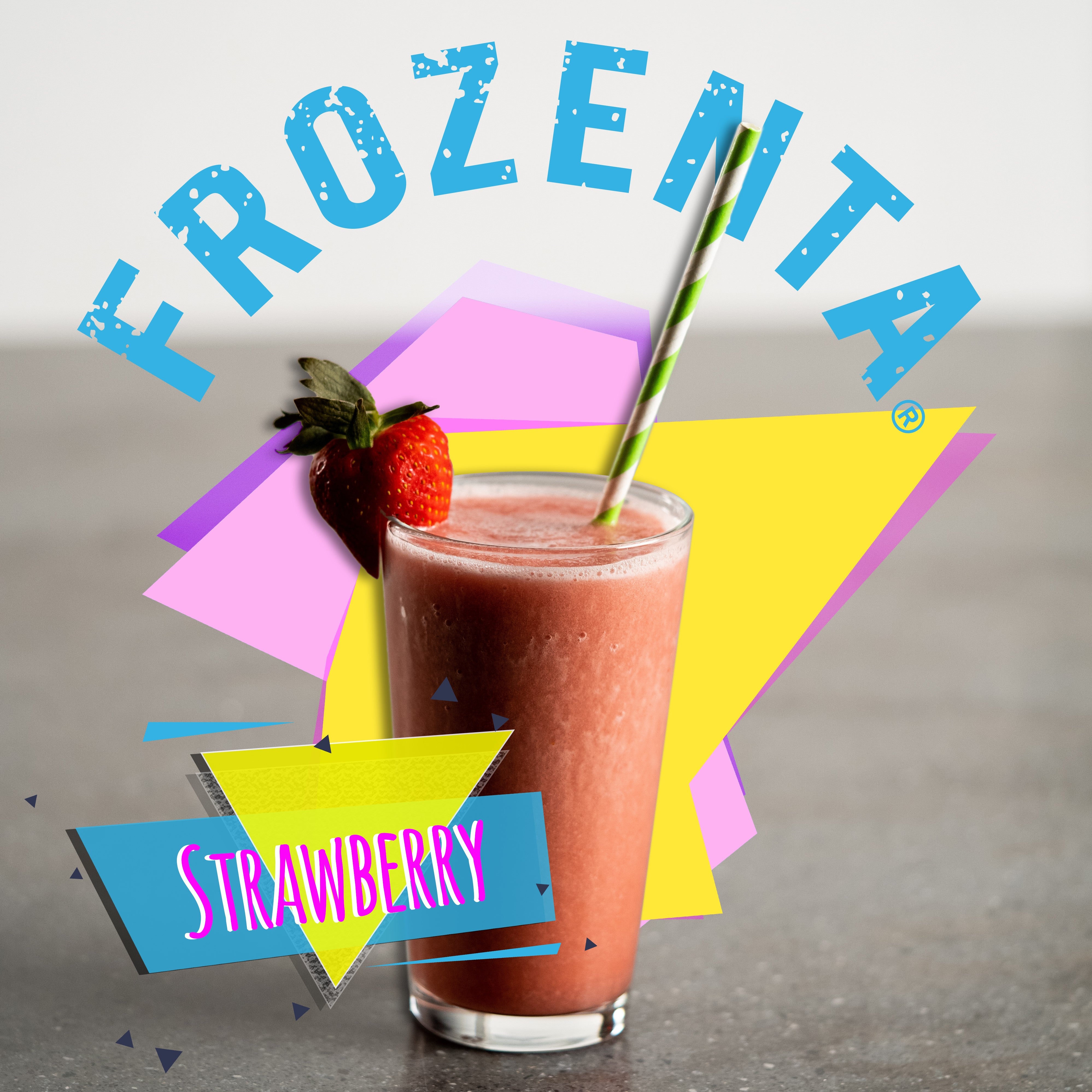 Photo of  a Frozenta strawberry smoothie