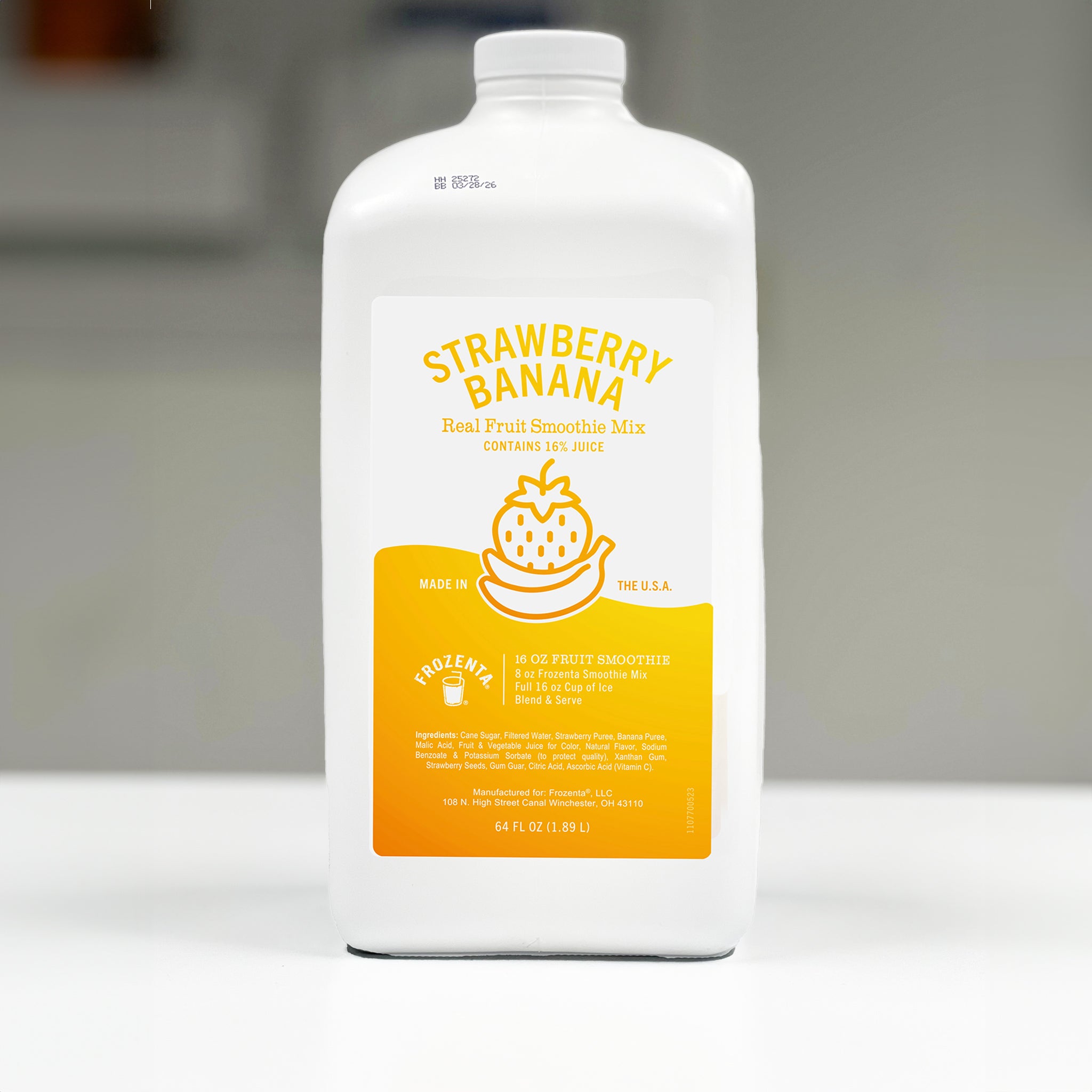 Strawberry Banana Smoothie Mix - 4 Pack (256 oz.)