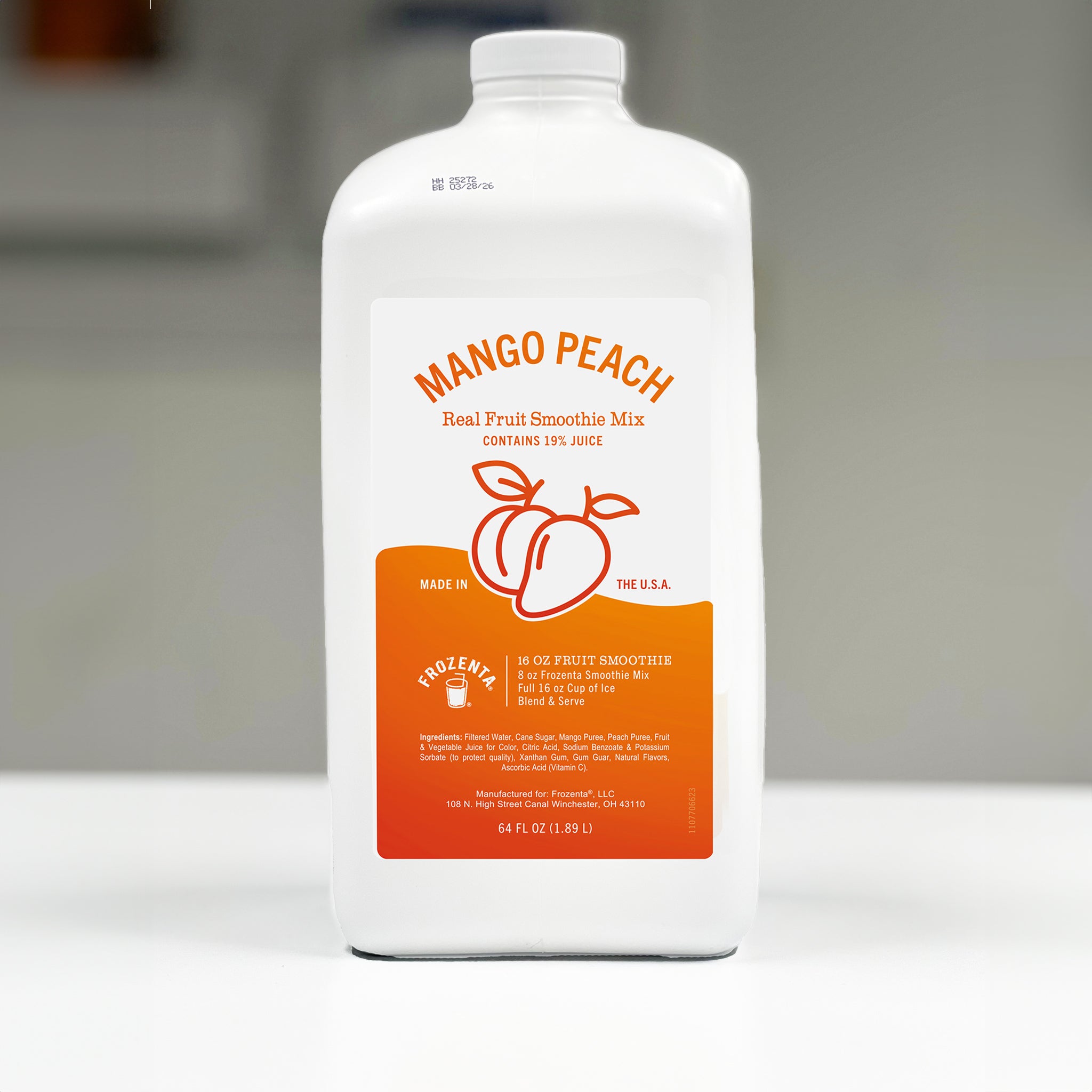Mango Peach Smoothie Mix - 4 Pack (256 oz.)