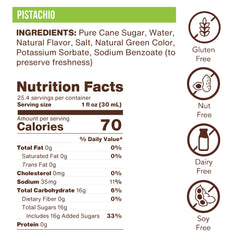 Pistachio Flavoring Syrup (case of 6 750mL bottles)