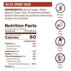 Salted Brown Sugar Flavoring Syrup (case of 6 750mL bottles)