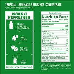 Tropical Lemonade Refresher Concentrate (4x64 oz case)