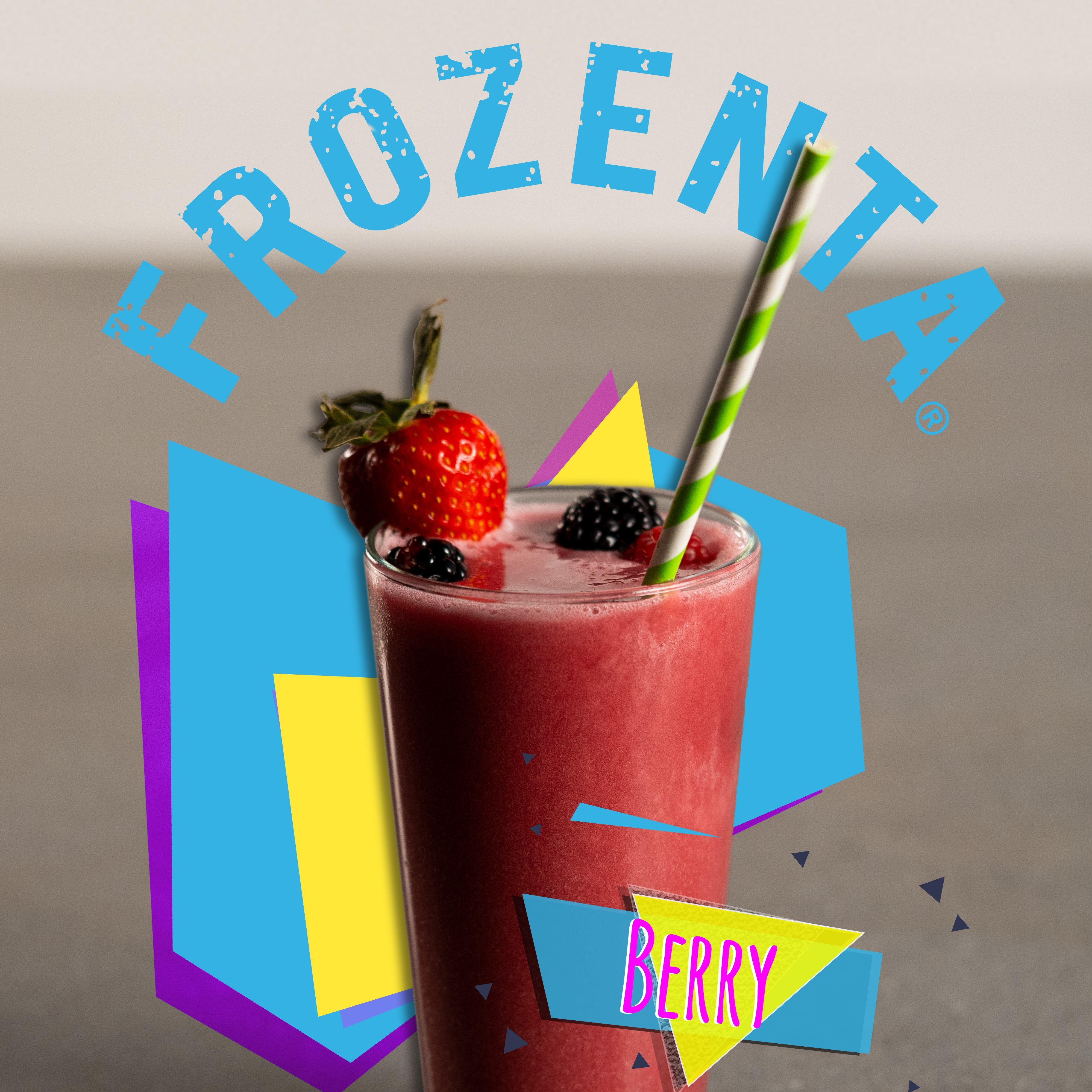 Photo of a Frozenta berry smoothie